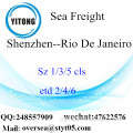 Shenzhen Port LCL Consolidation To Rio De Janeiro